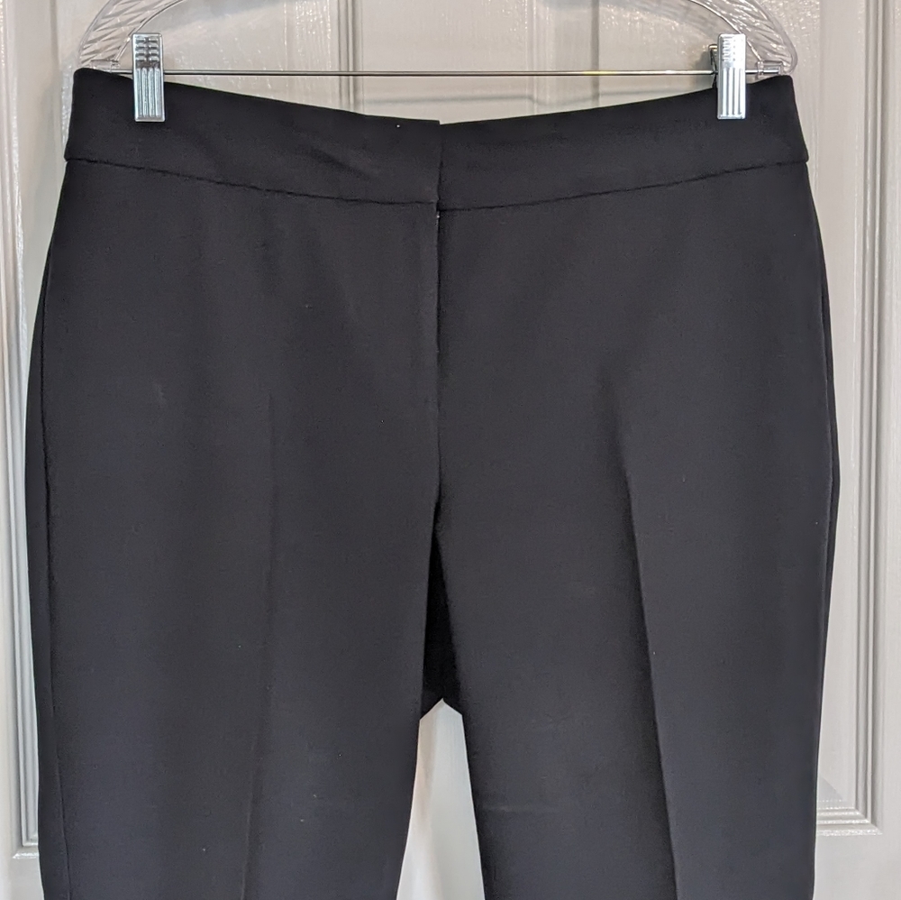 Talbot Petite Dress Pants Black Size 12P Curvy Straight Leg.
